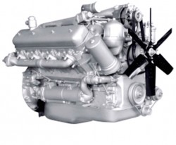 Ремонт V-образного 8-цилиндрового дизельного двигателя ЯМЗ-238НД6